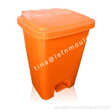 Cubos de basura Molde de tapa abatible Molde de contenedor plegable